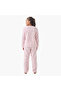 Girls Pyjama Set with Heart Texture - Polyester - Long Sleeves - Crew Neck - 4