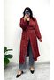 Knitwear Look Belted Cardigan - 3