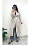 Knitwear Look Belted Cardigan - 3