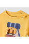 Bear Applique T-shirt and Pyjama Set - 4