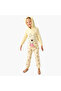 Girls Pyjama Set with Winnie The Pooh Print - Polyester - Long Sleeves - Hooded Neck