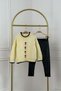 Flower Patterned Knitwear Set - 2
