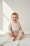 Waterproof Baby Bib 3-Piece Beige - 3