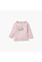 Floral Print T-shirt with Long Sleeves - Set of 2 - 2