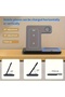 حامل شحن لاسلكي MagSafe 3 في 1 قابل للطي، قاعدة شحن لأجهزة iPhone وساعات AirPods - 5