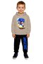 Sonic Printed Children's Tracksuit Set 3 Thread Ş Fleece-Lined Cotton Fabric Hooded