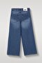 Girl's Cotton Relaxed Fit Adjustable Waist Jeans - 3
