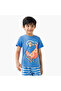 Printed T-shirt and Striped Pyjama Set - 2