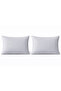 Ranforce 100% Cotton Pillowcase Set of 2 Light Gray