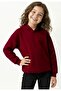Children's Sweatshirt Collar School Hoodie Thick Fabric School Clothing - Burgundy