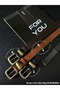 3-Piece Antique Finish Tarnish-Free Women's Belt, Coat Belt, Dress Belt, Shirt Belt