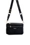 Black - Black Suede Women's Crossbody Bag Sp1184
