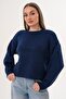 Women's Crew Neck Knitwear Knitted Sweater 255449 - - 4
