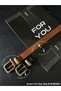 2-Piece Antique Finish Tarnish-Free Women's Trouser Belt, Coat Belt, Dress Belt, Shirt Belt
