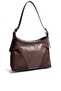 Brown - Brown Suede Women's Shoulder Bag Sp1268 - 5