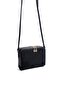 Black - Black Suede Women's Crossbody Bag Sp888 - 4