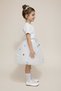 Girl's Colorful Pompom Tulle Lined Dream Tulle Tutu Skirt Cf-25037 - 3