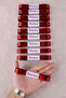 Burgundy Satin Ribbon 2 cm 10 Meters - Bohça, Nikah, Nişan, Çeyiz, Hediye, Süsleme, Doğum Günü, Parti - 2