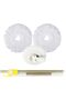 Spin Mop Telescopic Handle, Base, 2 Refills for Floor Cleaning, 360° Spinning Mop Bucket