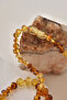 Natural Amber Teething Necklace for Babies – with Safety Lock - 2