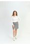 Shaping / Sculpting Steel Fabric Front Back Skirt Look Stretch Fabric Shorts Skirt - 4