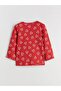 Crew Neck Printed Girls Pajama Set (W5) - 3