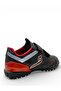 119 Boys' Black/Red Striped Astroturf Field Shoes - 4