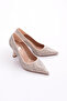 7701 Women's Stone-Embellished Heeled Shoes - 2
