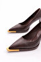 12054 Women's Pointed Toe Heeled Shoes - 4