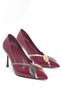Burgundy Women's High-Heeled Shoes Women's High Heels Stiletto Shoes Party Daily Heel Shoes
