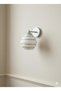 White Gold Detailled Glass Wall Sconce
