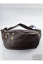 Harvey Miller Brown Deep Skin Patterned Large Waist Bag - 2