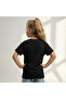 Meow Cat Printed T-Shirt for Girls with Bicycle Collar - 3