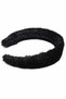Women's Black Plush Hair Crown |   Soft Texture, Metal Body, Stylish and Gift Option - 2