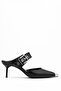 Black High Heels Thin Heels 7cm Heels Elegant V Stylish - 2