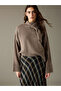 Esvab • Modern & Distinctive Shawl Collar Women's Knitwear Sweater