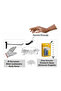 10 Pieces 5 cm Deluxe Black Wire Board Hooks with Protective Rubber - Extra Strong - Shelf Hanger - Shelf Hook - 2