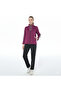 Women's Striped Purple Tracksuit Set (with Plus Size Option)
