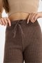 Ribbed Lace-Up Knitwear Trousers - 3