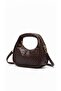 Women's Mini Joli Braided Hand Shoulder Bag Length 11 cm Width 22 cm - 5