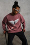    Men's Dove Printed Sweatshirt - Dusty Rose - 3