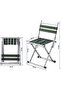 ® 120 KG Capacity 2 in 1 Folding Chair and Stool for Adults Kids Travel Camping Garden Sitting - 2