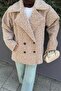 Beard Fabric Coat Milk Coffee - 3