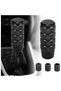 Universal 9.5cm Jdm Metal Sport Gear Shift Knob with Bracket Aluminum Auto-Manual Gear Shifter Black
