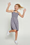 Girl's Combed Cotton Dress - 2