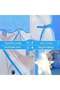 Blue Polka Dot Kids Play Tent Castle Style with Net Curtains - 6