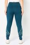 Women Sportswear Fit Training Leggings, Teal Green - 2