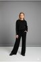 Girl's Knitwear Black Set Bottom, Top 6/14 Years