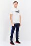 Men Sportswear Fit Brand Logo Training T Shirt, White/Black - 4