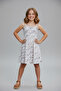Girl's Combed Cotton Dress - 2